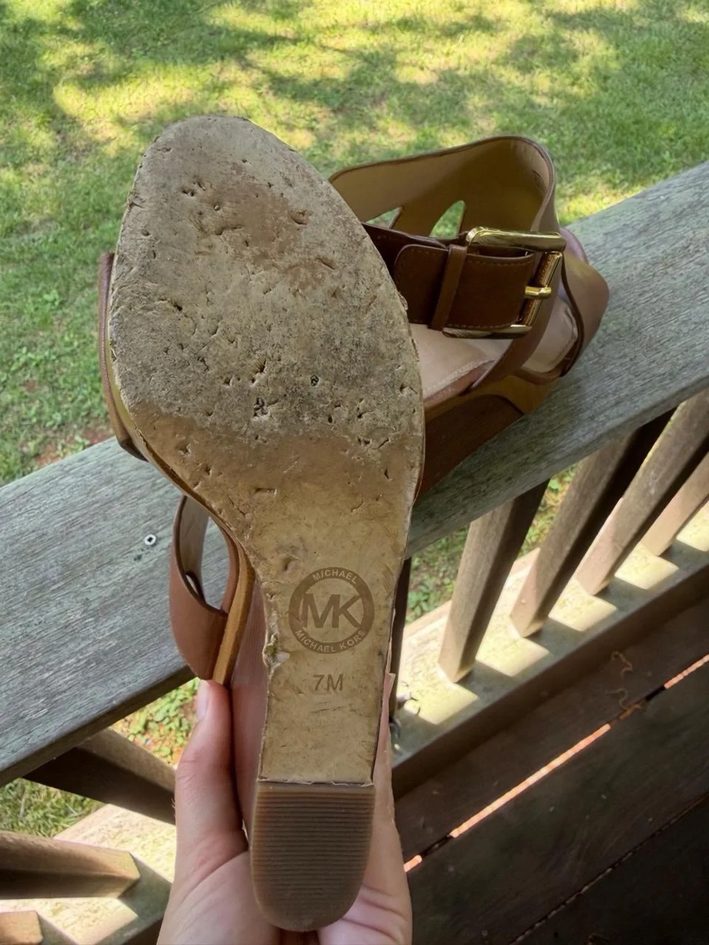 Michael Kors tan leather